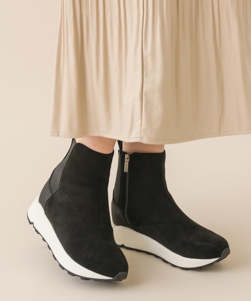 KATHARINE ROSS(キャサリンロス)の「【KATHARINE ROSS】JETEE/ジュテ スニーカーブーツ(ブーツ・レディース・ブラック・MEDIUM/LARGE/SMALL)」の1枚目の写真