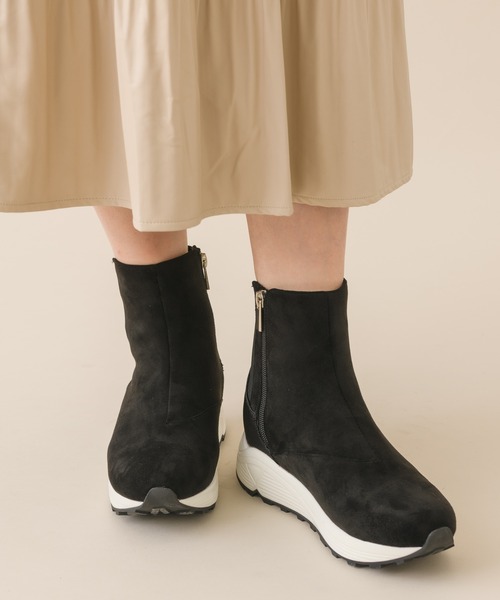 KATHARINE ROSS(キャサリンロス)の「【KATHARINE ROSS】JETEE/ジュテ スニーカーブーツ(ブーツ・レディース・ブラック・MEDIUM/LARGE/SMALL)」の4枚目の写真