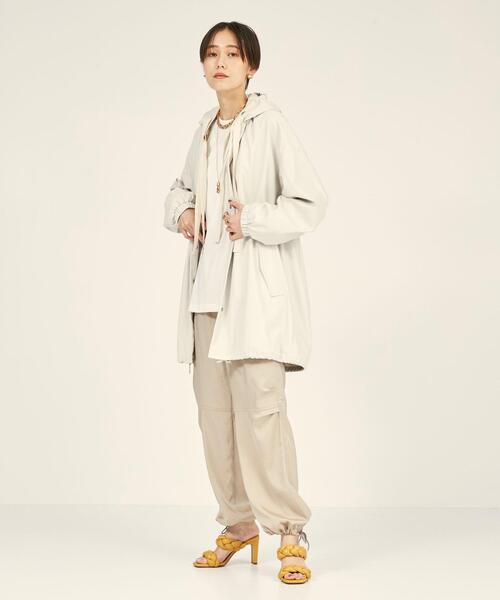 BRACTMENT（ブラクトメント）の「＜BRACTMENT(ブラクトメント)＞裾 ドロストパンツ（その他パンツ・レディース・ダークグレー/ナチュラル・FREE）」の15枚目の写真