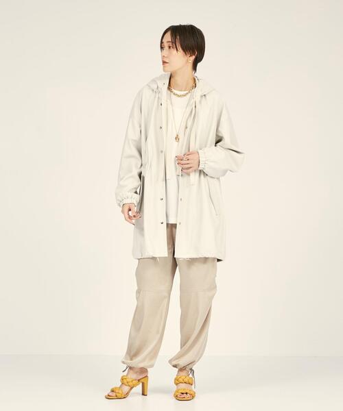 BRACTMENT（ブラクトメント）の「＜BRACTMENT(ブラクトメント)＞裾 ドロストパンツ（その他パンツ・レディース・ダークグレー/ナチュラル・FREE）」の16枚目の写真