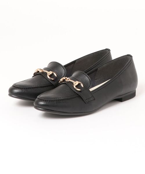 シュープラザ(シュープラザ)の「【Sweet table】 ビットローファーフラットパンプス(ローファー・レディース・ブラック×ブラック/キャメル/ブラック・23.5cm/24.5cm/23.0cm/24.0cm/22.5cm)」の2枚目の写真