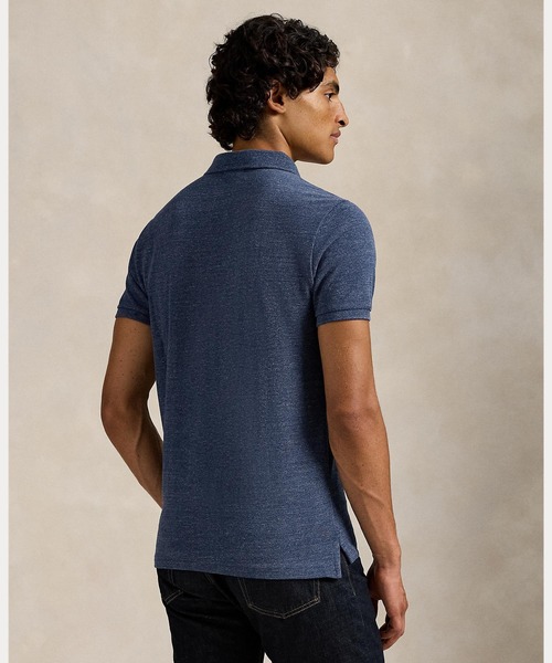 POLO RALPH LAUREN(ポロ ラルフ ローレン)の「アイコニック メッシュ ポロシャツ(ポロシャツ・メンズ・ブルー・S/M/L/XL/XS/XXL)」の4枚目の写真