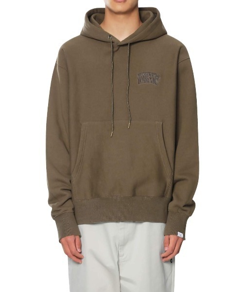 thisisneverthat(ディスイズネバーザット)の「INTL. ARCH LOGO HOODIE(パーカー・メンズ・ライトグリーン/オリーブ/グレー系その他・S/XL/L/M)」の4枚目の写真