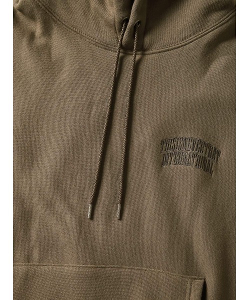 thisisneverthat(ディスイズネバーザット)の「INTL. ARCH LOGO HOODIE(パーカー・メンズ・ライトグリーン/オリーブ/グレー系その他・S/XL/L/M)」の15枚目の写真