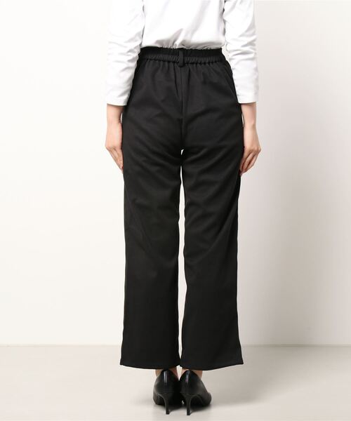 reca（レカ）の「ハイウエストストレートパンツ（その他パンツ・レディース・ブラック/アイボリー/グレイッシュベージュ・L/M）」の5枚目の写真