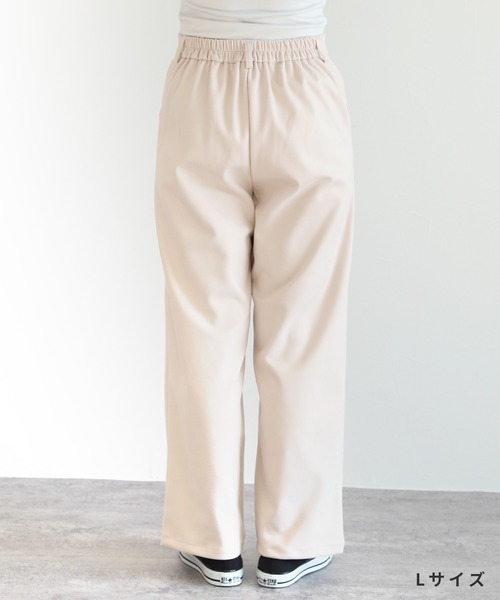 reca（レカ）の「ハイウエストストレートパンツ（その他パンツ・レディース・ブラック/アイボリー/グレイッシュベージュ・L/M）」の19枚目の写真