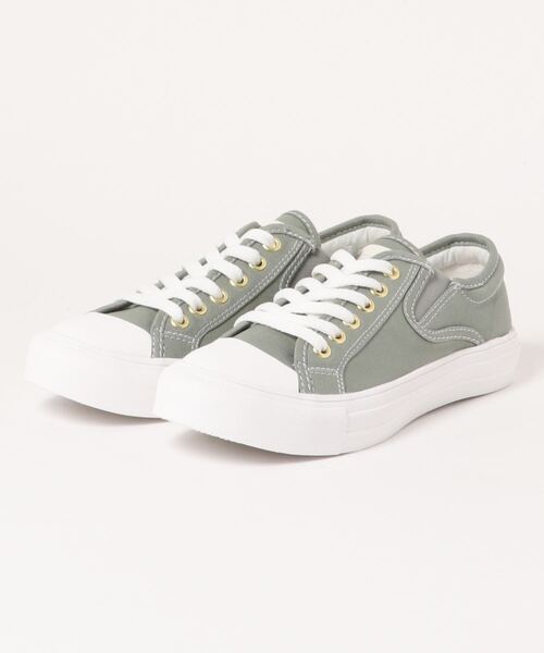 earth music&ecology（アースミュージックアンドエコロジー）の「《earth music&ecology》2wayサイドゴムスニーカー EM-655（スニーカー・レディース・ブラック/グレー/ミント/ベージュ/ピンク系その他/グレー系その他/ブルー系その他・22.5cm/23.5cm/23.0cm/24.0cm/24.5cm）」の5枚目の写真