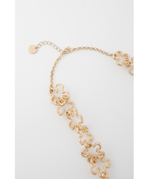 MOUSSY（マウジー）の「FLOWER CHAIN ネックレス（ネックレス・レディース・ゴールド/シルバー・FREE）」の9枚目の写真