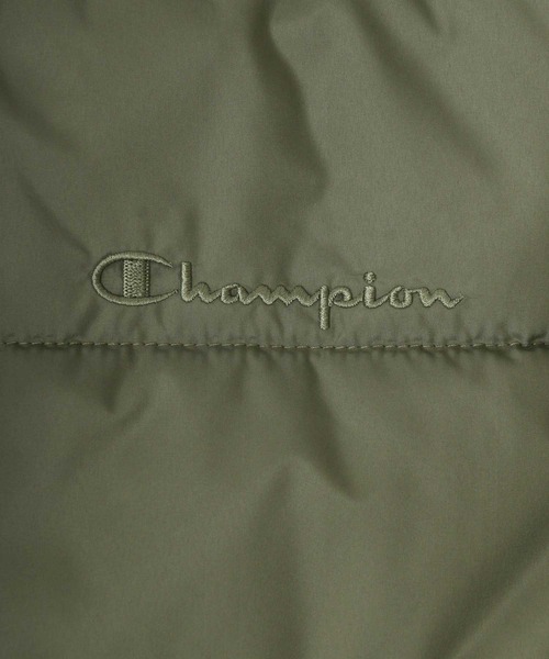 Champion(チャンピオン)の「Champion/チャンピオン SNAP JACKET/スナップジャケット/中綿インナーダウンジャケット(ダウンジャケット/コート・メンズ・ベージュ/ネイビー/ブラック/オリーブ・M/L/XL)」の20枚目の写真