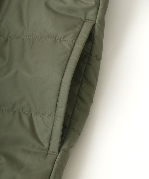 Champion(チャンピオン)の「Champion/チャンピオン SNAP JACKET/スナップジャケット/中綿インナーダウンジャケット(ダウンジャケット/コート・メンズ・ベージュ/ネイビー/ブラック/オリーブ・M/L/XL)」の12枚目の写真