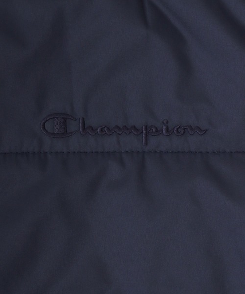 Champion(チャンピオン)の「Champion/チャンピオン SNAP JACKET/スナップジャケット/中綿インナーダウンジャケット(ダウンジャケット/コート・メンズ・ベージュ/ネイビー/ブラック/オリーブ・M/L/XL)」の21枚目の写真