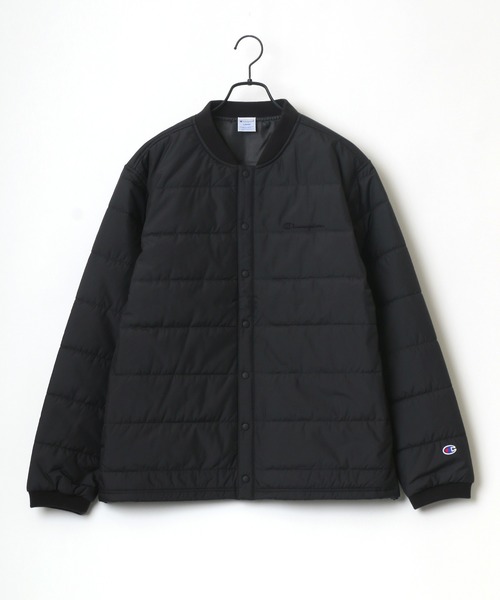 Champion(チャンピオン)の「Champion/チャンピオン SNAP JACKET/スナップジャケット/中綿インナーダウンジャケット(ダウンジャケット/コート・メンズ・ベージュ/ネイビー/ブラック/オリーブ・M/L/XL)」の5枚目の写真