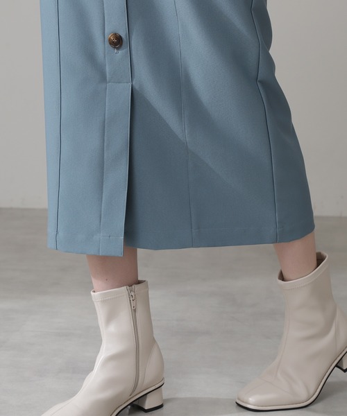 N.（N. Natural Beauty Basic）（エヌエヌナチュラルビューティーベーシック）の「ステッチデザインタイトスカート（スカート・レディース・ベージュ/イエロー/ブルー・MEDIUM）」の17枚目の写真