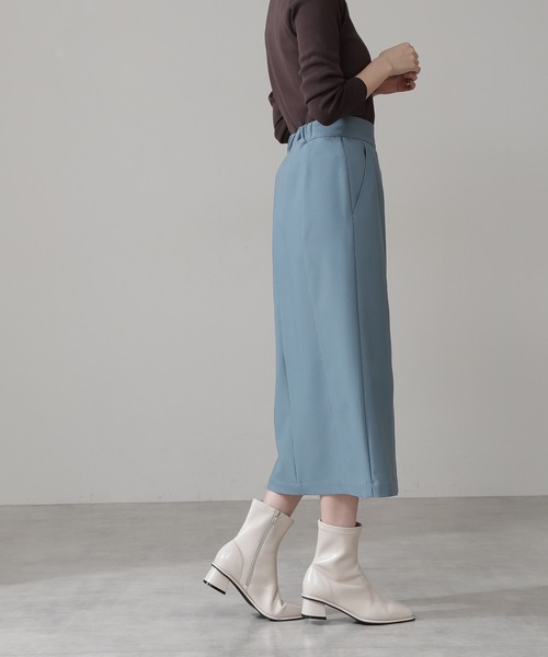 N.（N. Natural Beauty Basic）（エヌエヌナチュラルビューティーベーシック）の「ステッチデザインタイトスカート（スカート・レディース・ベージュ/イエロー/ブルー・MEDIUM）」の13枚目の写真