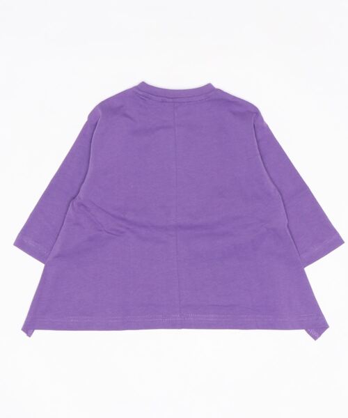 Life Support Products(ライフサポートプロダクツ)の「【コットンUSA】サイドスリットロンT(80~160cm)(Tシャツ/カットソー・キッズ・ホワイト/パープル/グリーン/チャコール・90/100/110/120/80/130/95/140/150/160)」の15枚目の写真