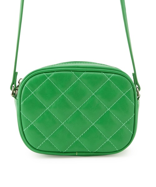 ADAM ET ROPE'（アダムエロペ）の「キルティングミニショルダーバッグ（ショルダーバッグ・レディース・ブラック/オフホワイト/グリーン・FREE）」の11枚目の写真