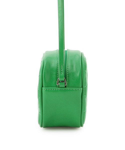 ADAM ET ROPE'（アダムエロペ）の「キルティングミニショルダーバッグ（ショルダーバッグ・レディース・ブラック/オフホワイト/グリーン・FREE）」の12枚目の写真