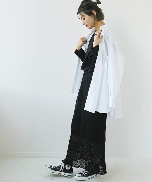 Simplicite（サンプリシテ）の「ドレスベアテンプルオーバー◆（Tシャツ/カットソー・レディース・ホワイト/ブラック/ピンク・FREE）」の5枚目の写真