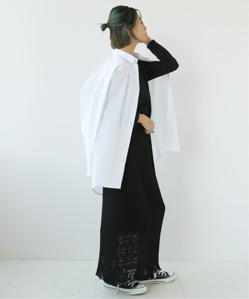 Simplicite（サンプリシテ）の「ドレスベアテンプルオーバー◆（Tシャツ/カットソー・レディース・ホワイト/ブラック/ピンク・FREE）」の8枚目の写真