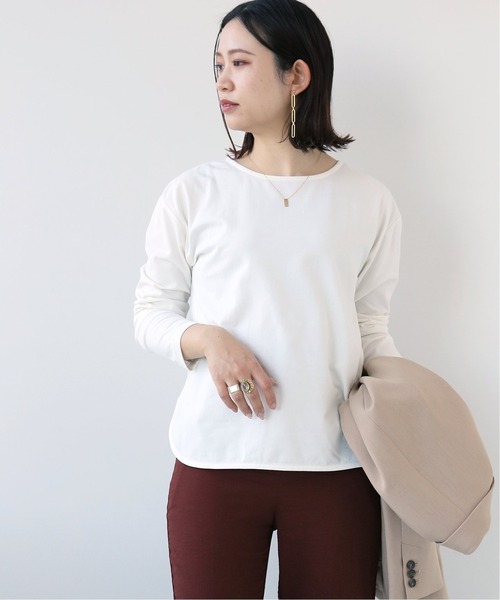 Simplicite（サンプリシテ）の「ドレスベアテンプルオーバー◆（Tシャツ/カットソー・レディース・ホワイト/ブラック/ピンク・FREE）」の9枚目の写真