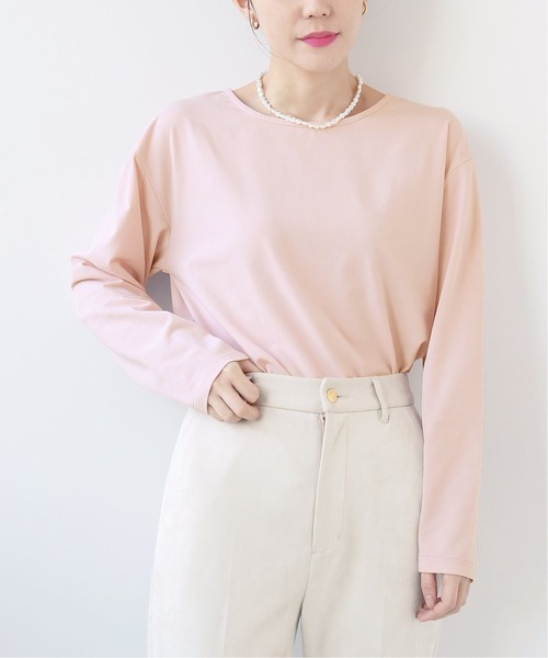 Simplicite（サンプリシテ）の「ドレスベアテンプルオーバー◆（Tシャツ/カットソー・レディース・ホワイト/ブラック/ピンク・FREE）」の15枚目の写真