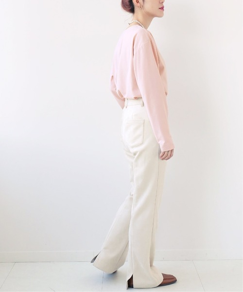 Simplicite（サンプリシテ）の「ドレスベアテンプルオーバー◆（Tシャツ/カットソー・レディース・ホワイト/ブラック/ピンク・FREE）」の18枚目の写真