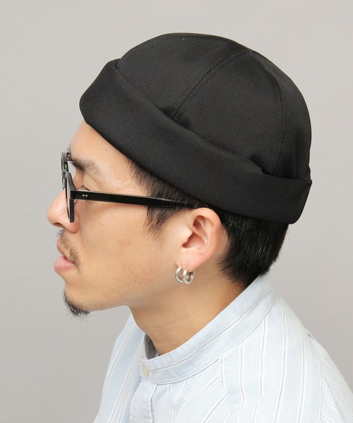 A.M.S.（エーエムエス）の「A.M.S.別注 CORDURAポリエステル ロールキャップ（キャップ・メンズ・ブラック・FREE）」の3枚目の写真