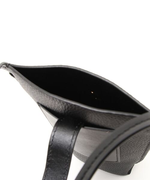 florist（フローリスト）の「【本革】配色ミックスのレザースマホポーチ/ポシェット/ショルダーバッグ（ショルダーバッグ・レディース・ライトブルー/ブラック/ベージュ/ブラックミックス/キャメル・FREE）」の18枚目の写真