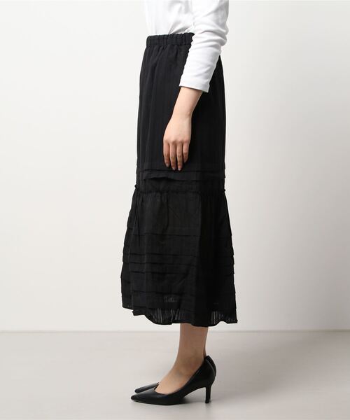 cepo(セポ)の「レースティアードスカート(スカート・レディース・ブラック/オフホワイト・M)」の15枚目の写真