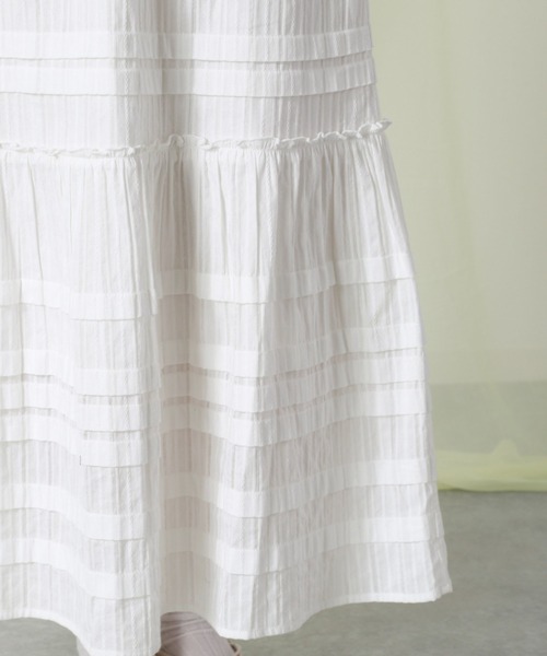 cepo(セポ)の「レースティアードスカート(スカート・レディース・ブラック/オフホワイト・M)」の5枚目の写真