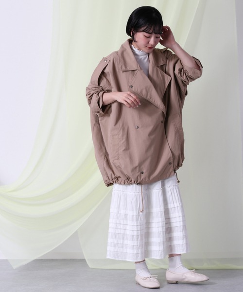 cepo(セポ)の「レースティアードスカート(スカート・レディース・ブラック/オフホワイト・M)」の7枚目の写真