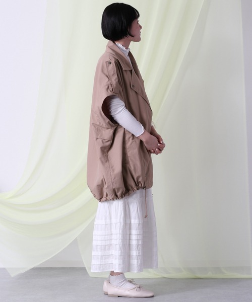 cepo(セポ)の「レースティアードスカート(スカート・レディース・ブラック/オフホワイト・M)」の8枚目の写真