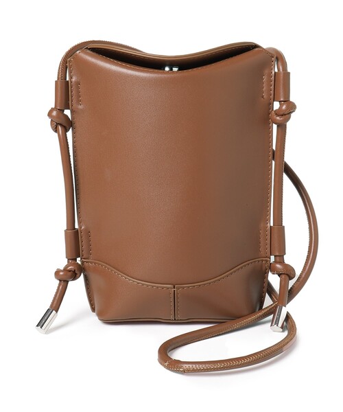 tk.TAKEO KIKUCHI（ティーケータケオキクチ）の「◆バケットショルダー（ショルダーバッグ・メンズ・ブラック/キャメル・00）」の3枚目の写真