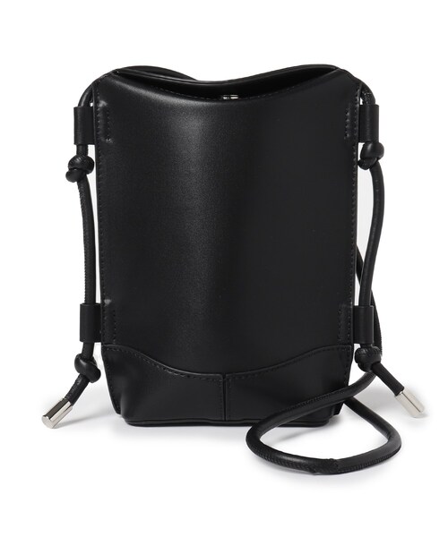 tk.TAKEO KIKUCHI（ティーケータケオキクチ）の「◆バケットショルダー（ショルダーバッグ・メンズ・ブラック/キャメル・00）」の4枚目の写真