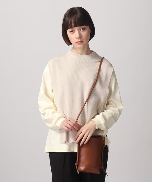 tk.TAKEO KIKUCHI（ティーケータケオキクチ）の「◆バケットショルダー（ショルダーバッグ・メンズ・ブラック/キャメル・00）」の13枚目の写真