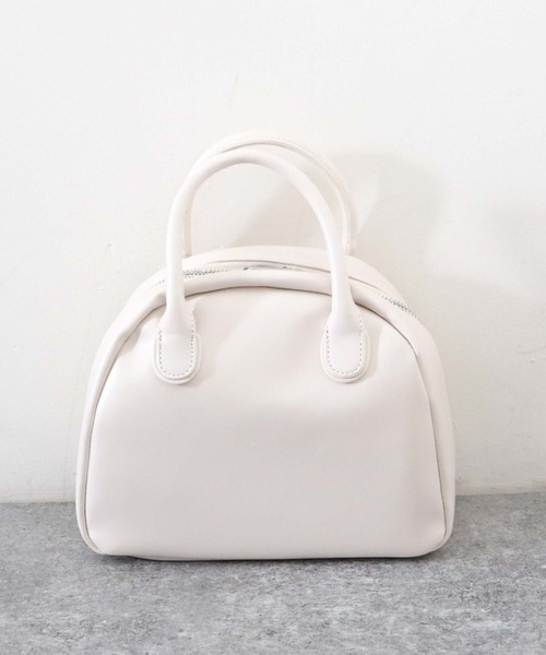 archives（アルシーヴ）の「ミディアムボストン（ボストンバッグ・レディース・ブラック/グリーン/アイボリー・FREE）」の4枚目の写真