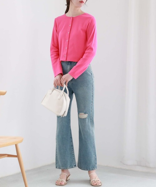 archives（アルシーヴ）の「ミディアムボストン（ボストンバッグ・レディース・ブラック/グリーン/アイボリー・FREE）」の19枚目の写真