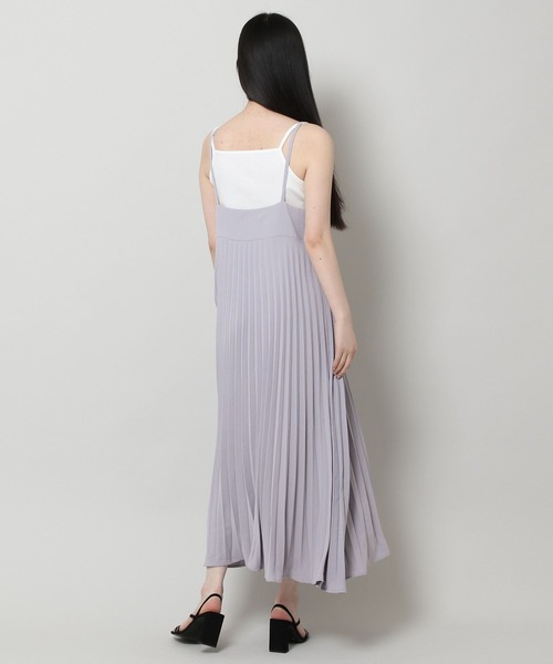 ALAND(エーランド)の「3.3Field Trip/プリーツノースリーブワンピース 2275880(ワンピース・レディース・ブラック/グリーン/ラベンダー・FREE)」の21枚目の写真