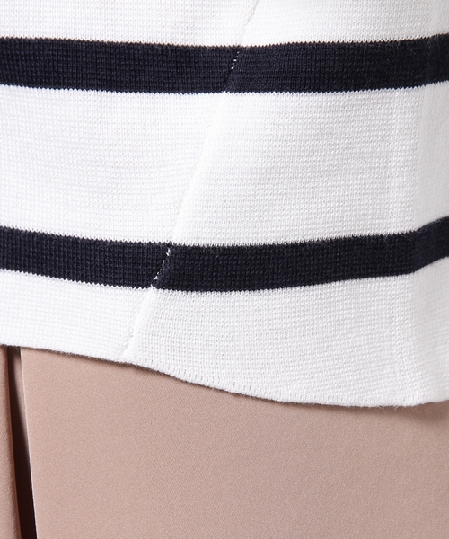 GRACE CONTINENTAL(グレースコンチネンタル)の「ビジューニットトップ(ニット/セーター・レディース・ホワイト/ブラック/イエロー・36)」の5枚目の写真