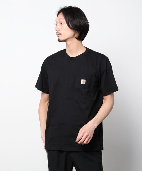 Carhartt WIP（カーハートダブリューアイピー）の「Carhartt WIP/カーハート ダブリューアイピー ショートスリーブ ポケットTシャツ I022091（Tシャツ/カットソー・メンズ・ブラック/イエロー/グリーン/ホワイト・L/XL/M/S）」の8枚目の写真
