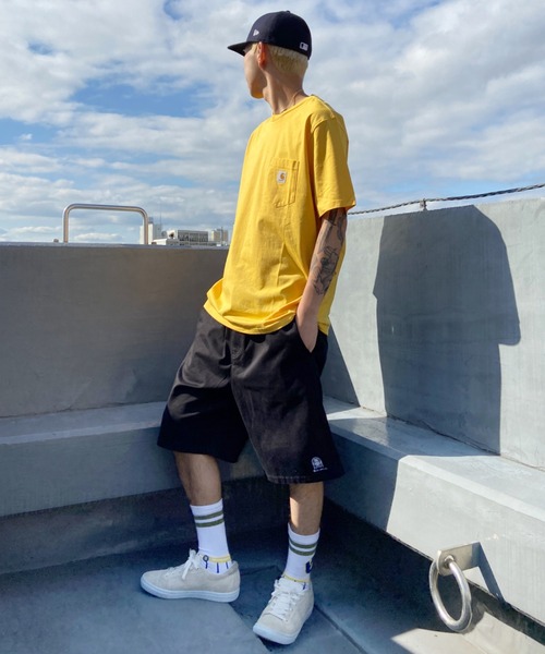 Carhartt WIP（カーハートダブリューアイピー）の「Carhartt WIP/カーハート ダブリューアイピー ショートスリーブ ポケットTシャツ I022091（Tシャツ/カットソー・メンズ・ブラック/イエロー/グリーン/ホワイト・L/XL/M/S）」の15枚目の写真