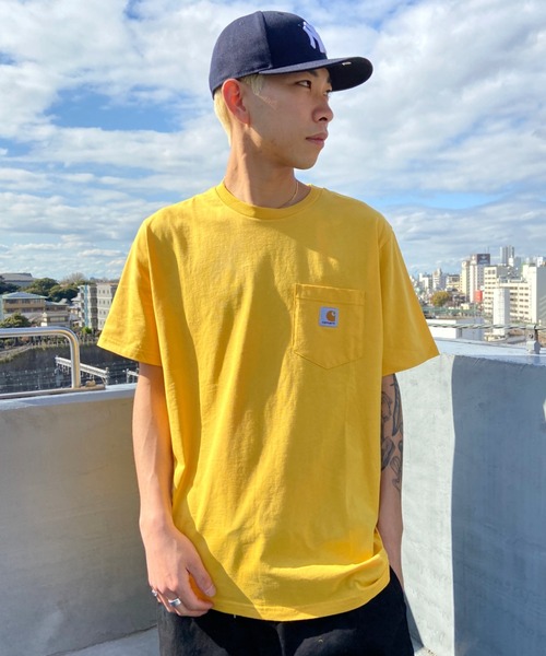 Carhartt WIP（カーハートダブリューアイピー）の「Carhartt WIP/カーハート ダブリューアイピー ショートスリーブ ポケットTシャツ I022091（Tシャツ/カットソー・メンズ・ブラック/イエロー/グリーン/ホワイト・L/XL/M/S）」の10枚目の写真