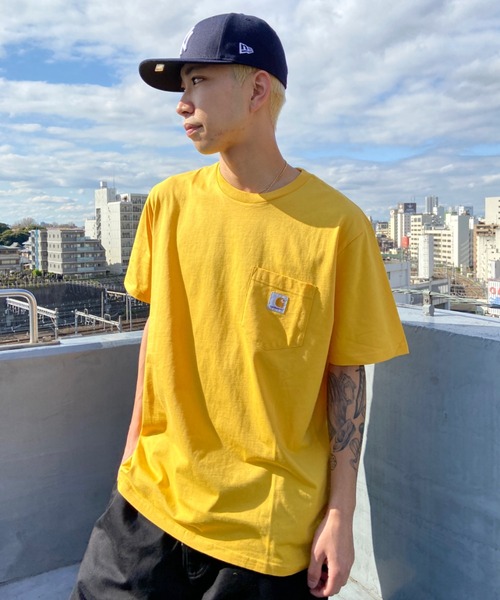 Carhartt WIP（カーハートダブリューアイピー）の「Carhartt WIP/カーハート ダブリューアイピー ショートスリーブ ポケットTシャツ I022091（Tシャツ/カットソー・メンズ・ブラック/イエロー/グリーン/ホワイト・L/XL/M/S）」の11枚目の写真