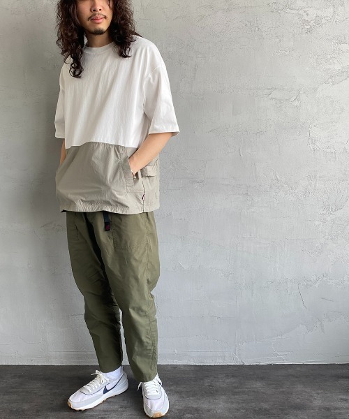 CHUMS（チャムス）の「[CHUMS/チャムス] ヘビーウェイト バックサイドユーティリティポケットTシャツ（Tシャツ/カットソー・レディース・ホワイト/ブラック・M/L/XL）」の7枚目の写真