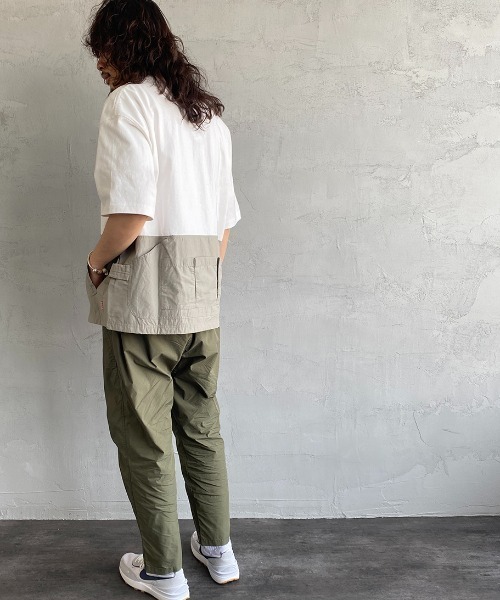 CHUMS（チャムス）の「[CHUMS/チャムス] ヘビーウェイト バックサイドユーティリティポケットTシャツ（Tシャツ/カットソー・レディース・ホワイト/ブラック・M/L/XL）」の10枚目の写真