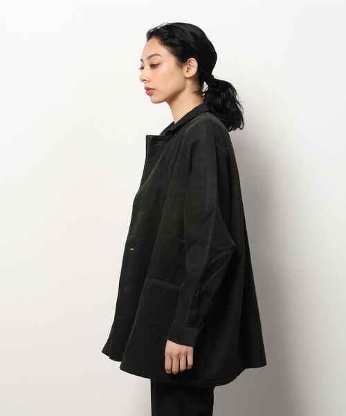 SETTO（セット）の「MARKET SHIRT：シャツジャケット（その他アウター・レディース・ダークグレー/アイボリー・FREE）」の13枚目の写真