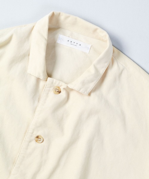 SETTO（セット）の「MARKET SHIRT：シャツジャケット（その他アウター・レディース・ダークグレー/アイボリー・FREE）」の10枚目の写真