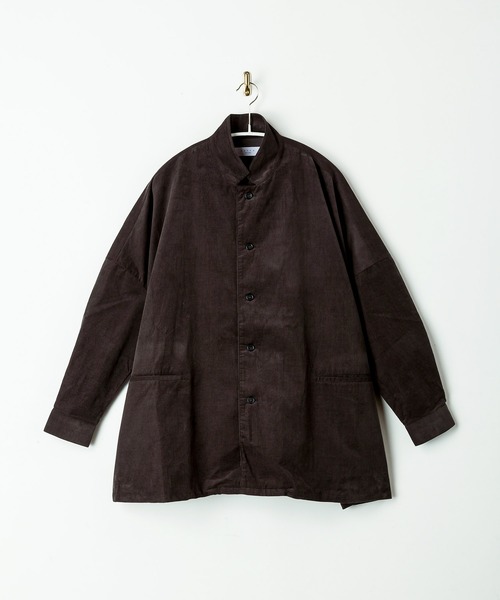 SETTO（セット）の「MARKET SHIRT：シャツジャケット（その他アウター・レディース・ダークグレー/アイボリー・FREE）」の9枚目の写真
