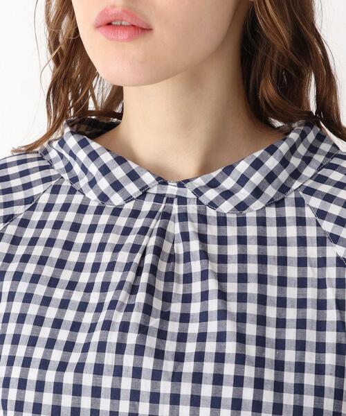 LAURA ASHLEY(ローラアシュレイ)の「バックボタンラウンドカラーラグランシャツ(シャツ/ブラウス・レディース・ホワイト・38)」の5枚目の写真