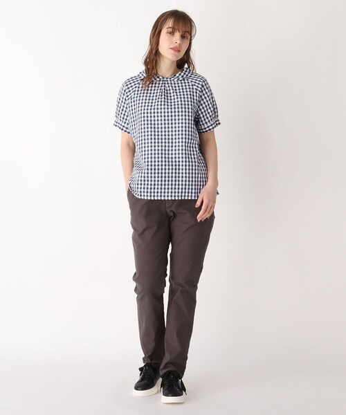 LAURA ASHLEY(ローラアシュレイ)の「バックボタンラウンドカラーラグランシャツ(シャツ/ブラウス・レディース・ホワイト・38)」の14枚目の写真